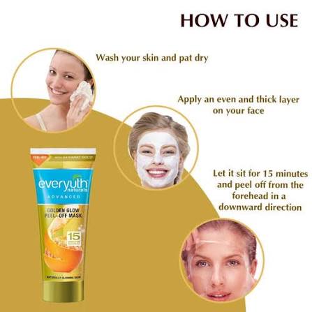 Everyuth Golden Glow Peel-Off Mask