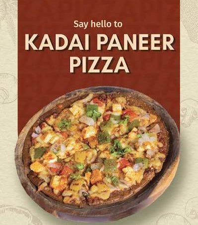 Kadhai Paneer Pizza