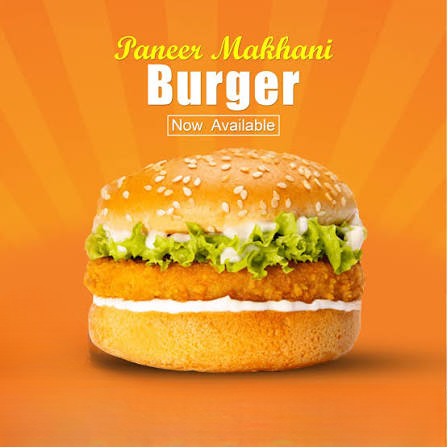 Makhni Paneer Burger