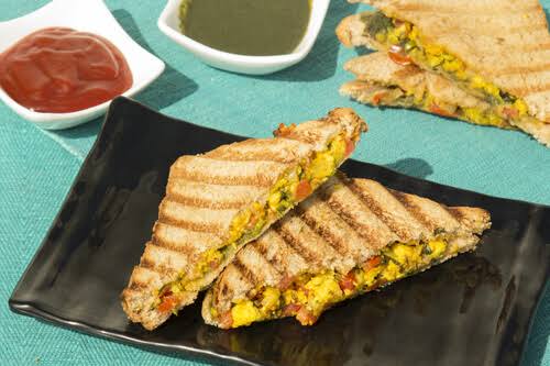 Paneer Tandoori Sandwich
