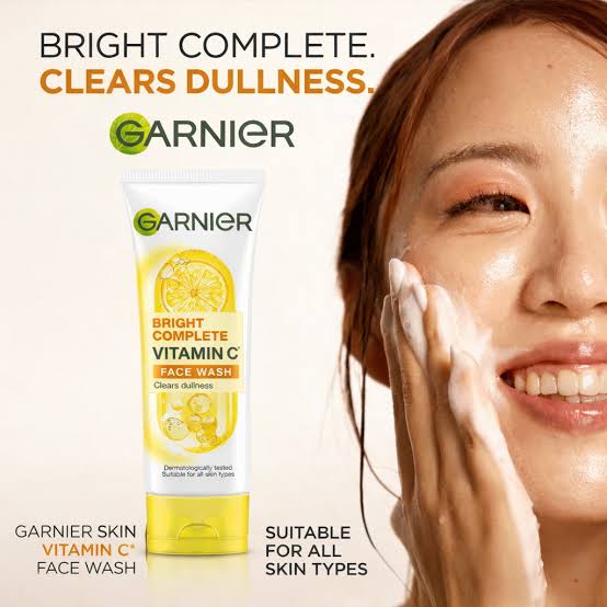 Garnier Bright Complete Vitamin C Face Wash