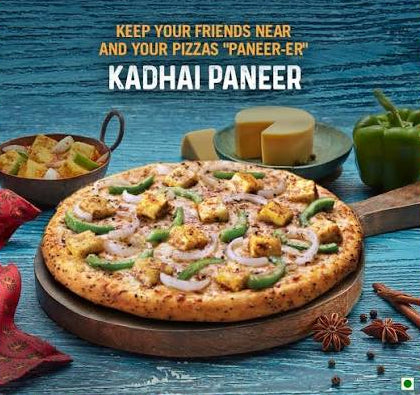 Kadhai Paneer Pizza